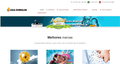Desktop Screenshot of lojacumulus.com.br