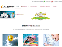 Tablet Screenshot of lojacumulus.com.br